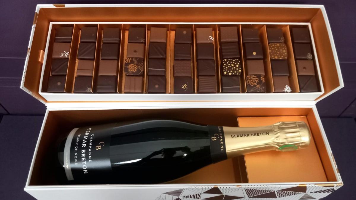 champagne et chocolats